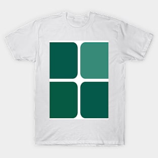 Large Green Tiles T-Shirt